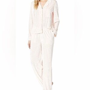 Splendid Blush Velvet Lounge Pajama Set - Size Small